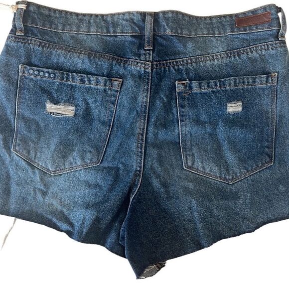 Blank NYC The Barrow Vintage High-Rise Distressed Cut Off Denim Shorts Sz 31 NWT - Picture 3 of 10